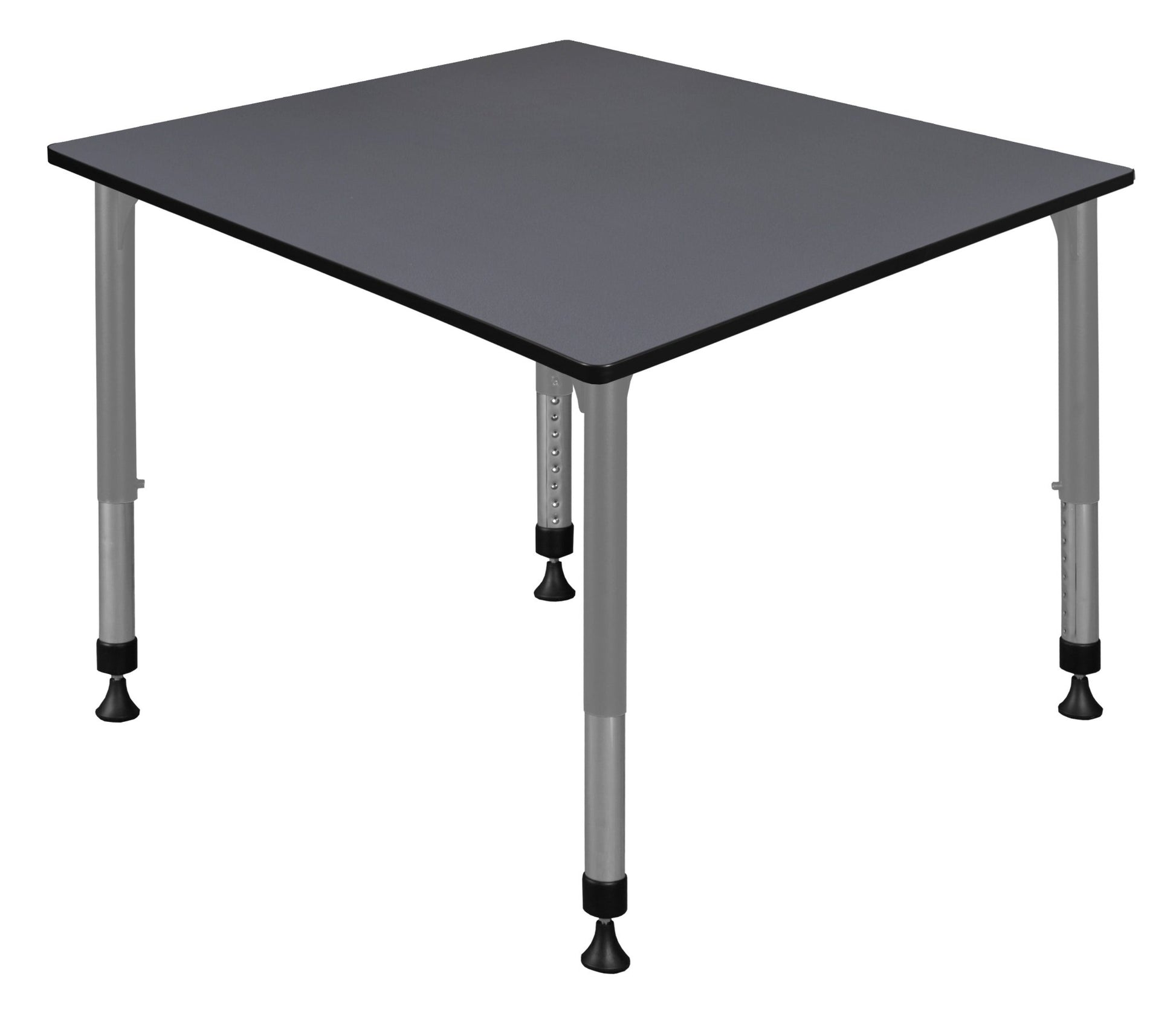 Regency Kee 48 in. Square Height Adjustable Mobile Classroom Activity Table - SchoolOutlet