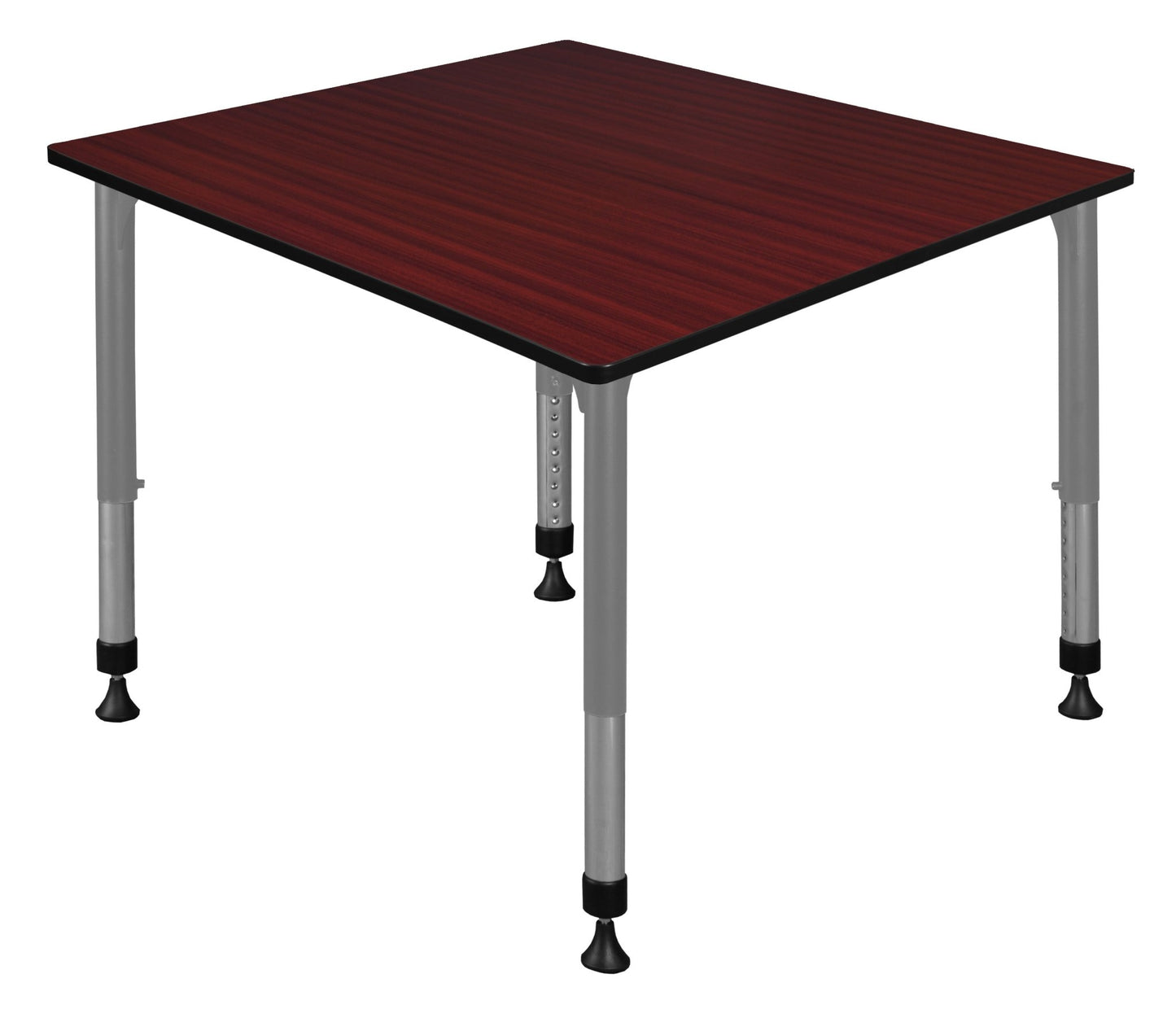 Regency Kee 48 in. Square Height Adjustable Mobile Classroom Activity Table - SchoolOutlet