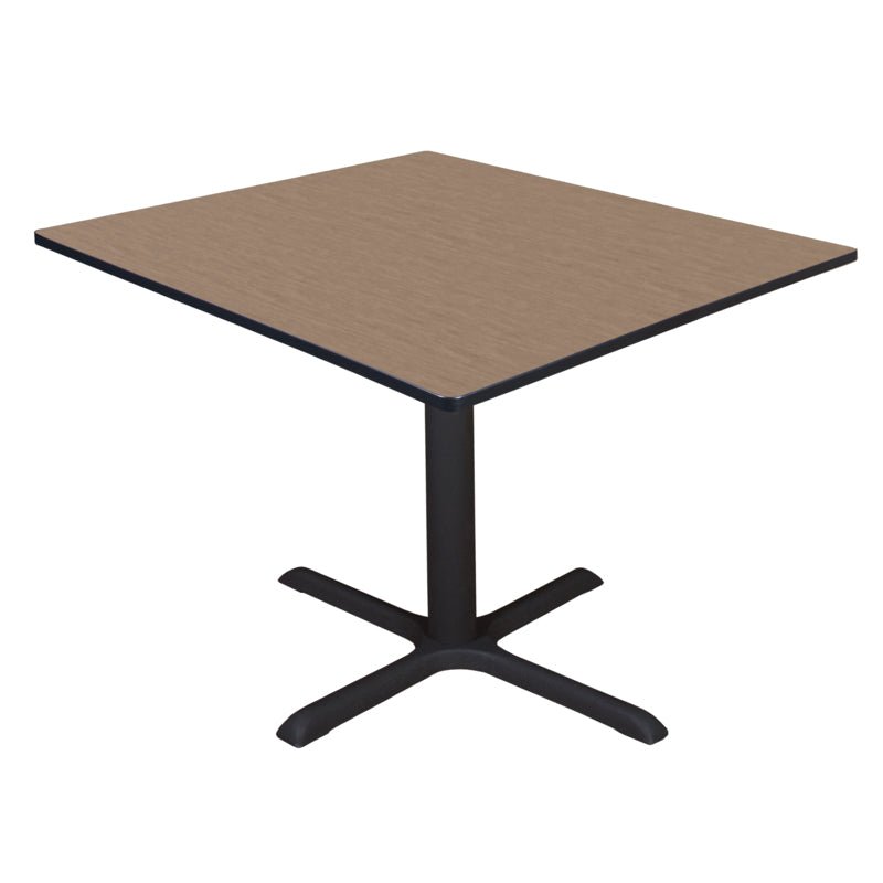 Regency Cain 48 in. Large Square X - Base Breakroom Table - SchoolOutlet