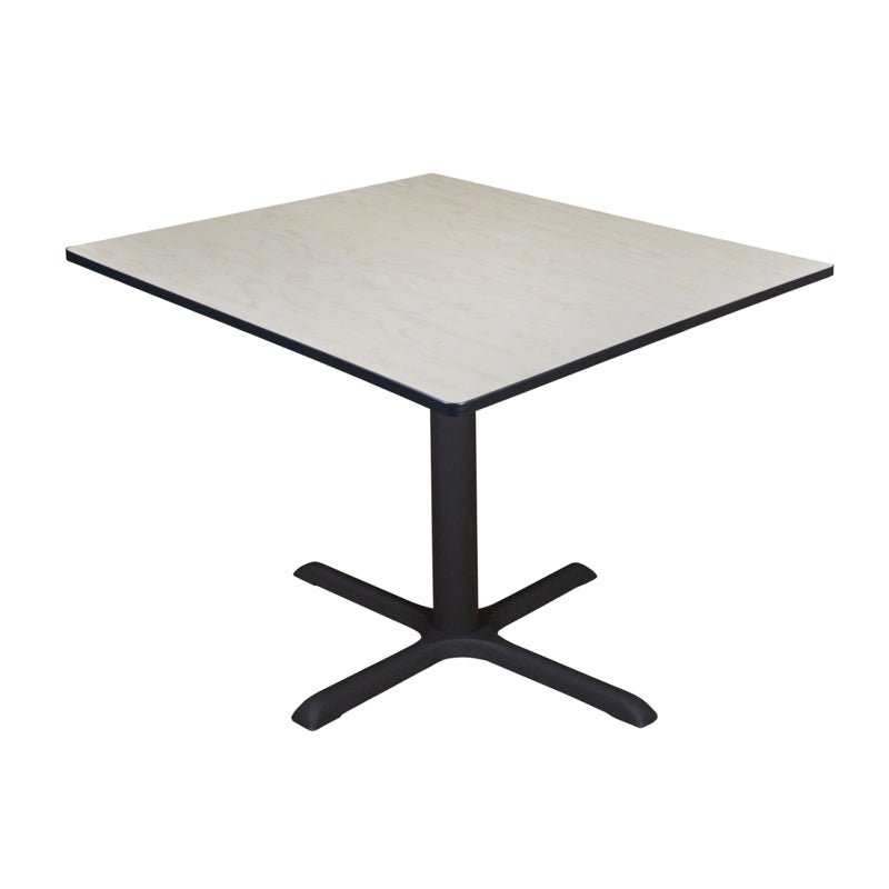 Regency Cain 48 in. Large Square X - Base Breakroom Table - SchoolOutlet