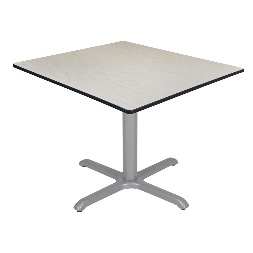 Regency Cain 48 in. Large Square X - Base Breakroom Table - SchoolOutlet