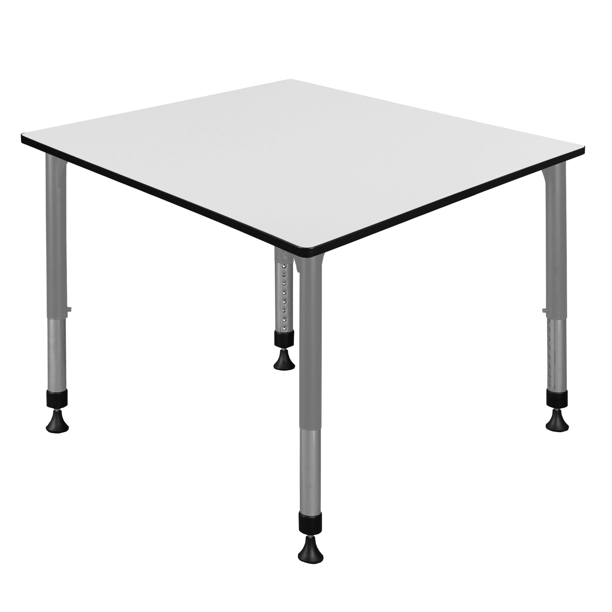 Regency Kee 48 in. Square Height Adjustable Mobile Classroom Activity Table - SchoolOutlet