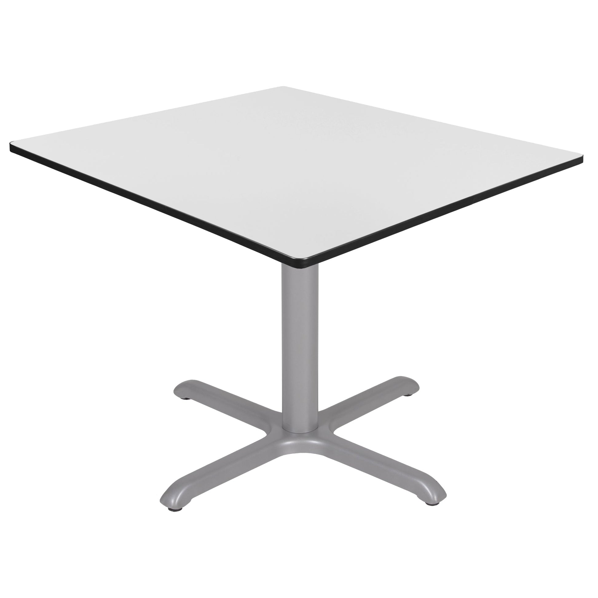 Regency Cain 48 in. Large Square X - Base Breakroom Table - SchoolOutlet