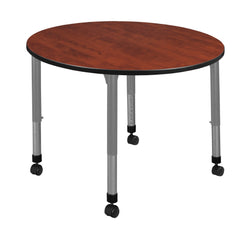 Regency Kee 48 in. Round Height Adjustable Mobile Classroom Activity Table