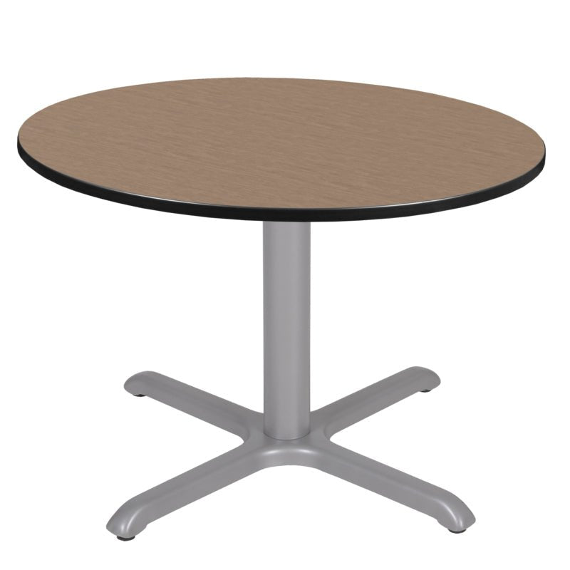 Regency Cain 48 in. Large Round X - Base Breakroom Table - SchoolOutlet