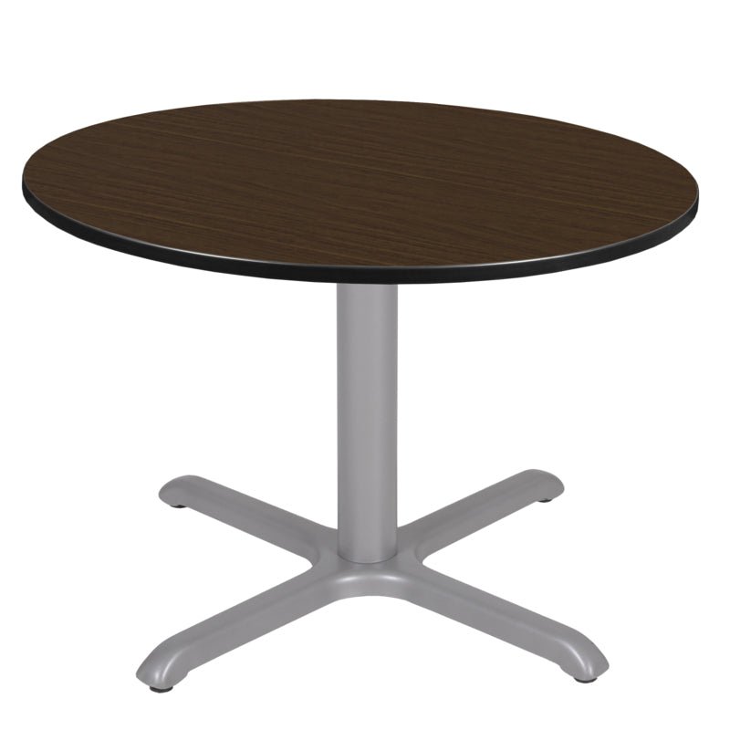 Regency Cain 48 in. Large Round X - Base Breakroom Table - SchoolOutlet