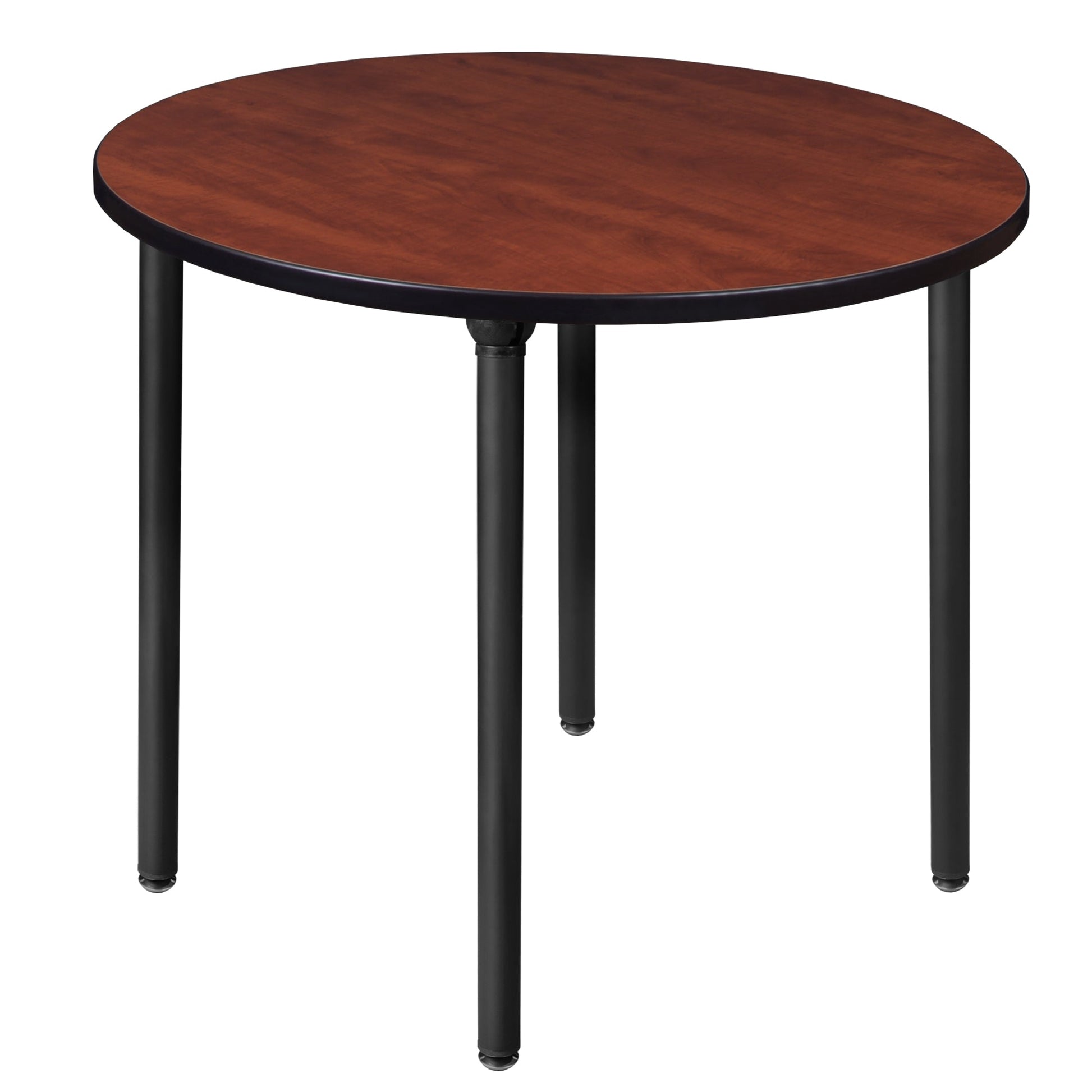 Regency Kee 42 in. Medium Round Breakroom Table, Black Folding Legs - SchoolOutlet