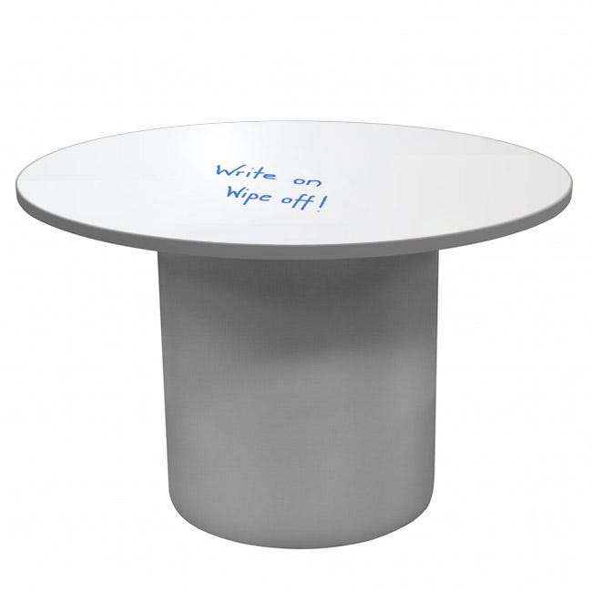 Marco Sonik Series 48" Padded Base Round Table 26" height Dry Erase (LF2666-G1-DA)