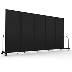 Screenflex Fire Resistant Welding Screens 14' L x 7' 6" H - 5 Panels (FRD-FS-7614)