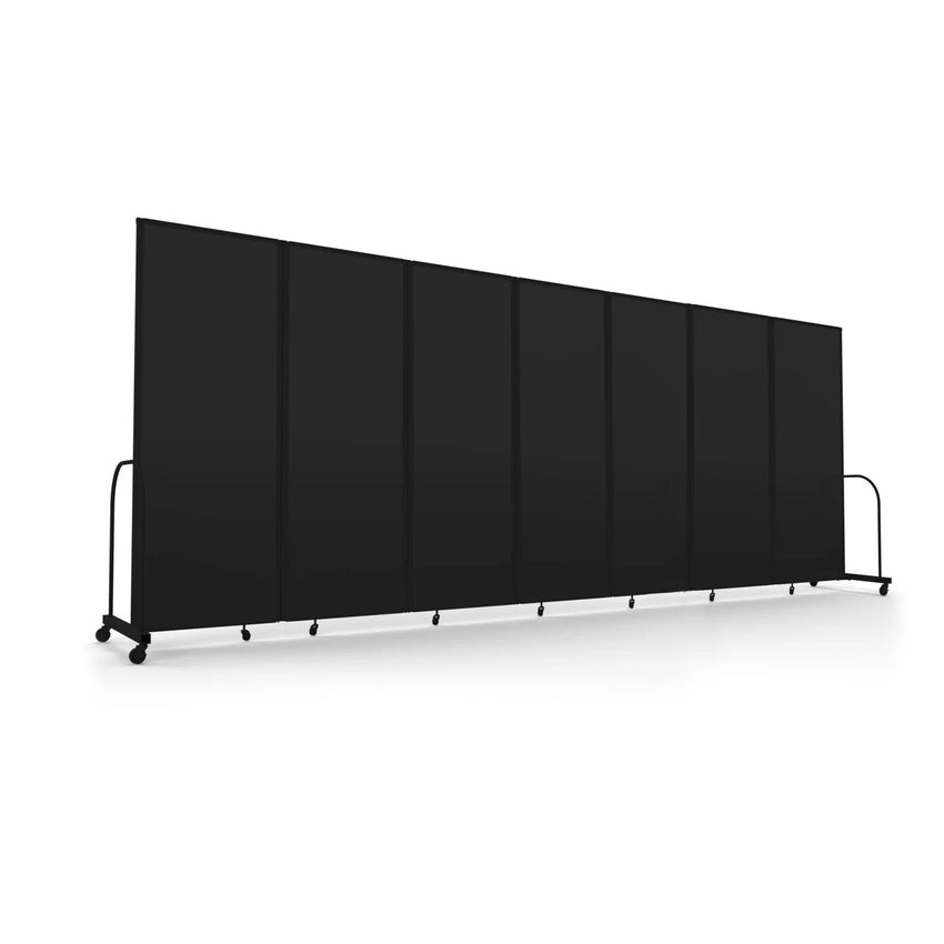 Screenflex Fire Resistant Welding Screens 19' 6" L x 7' 6" H - 7 Panels (FRD - FS - 7619) - SchoolOutlet