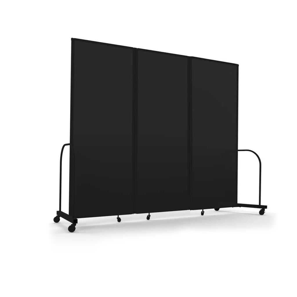 Screenflex Fire Resistant Welding Screens 8' 6" L x 7' 6" H - 3 Panels (FRD - FS - 768) - SchoolOutlet