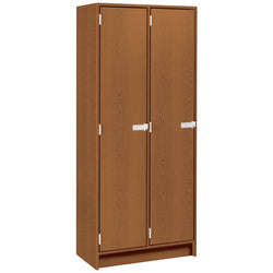 Double Wide Storage Two Shelves Double Door Locker (79015 B30)