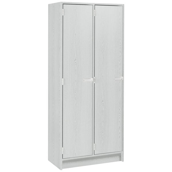 Double Wide Storage Two Shelves Double Door Locker (79015 B30) - SchoolOutlet