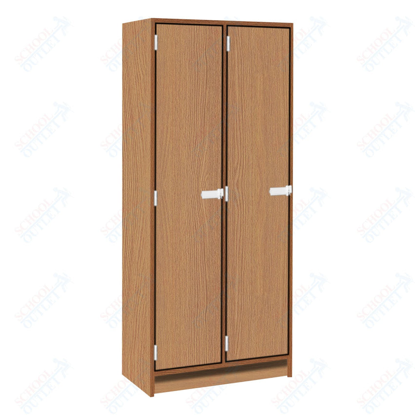 Double Wide Storage Two Shelves Double Door Locker (79015 B30) - SchoolOutlet