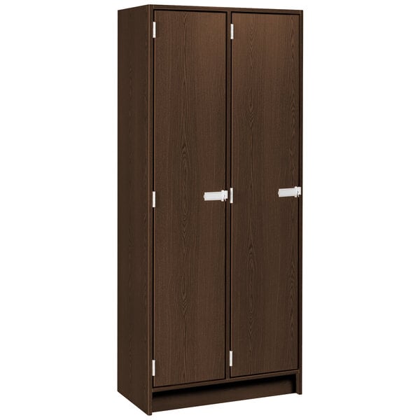 Double Wide Storage Two Shelves Double Door Locker (79015 B30) - SchoolOutlet