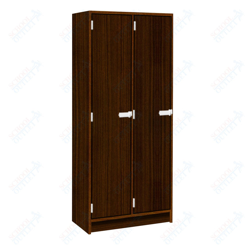 Double Wide Storage Two Shelves Double Door Locker (79015 B30) - SchoolOutlet