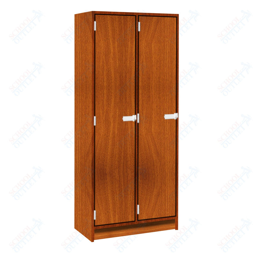 Double Wide Storage Two Shelves Double Door Locker (79015 B30) - SchoolOutlet