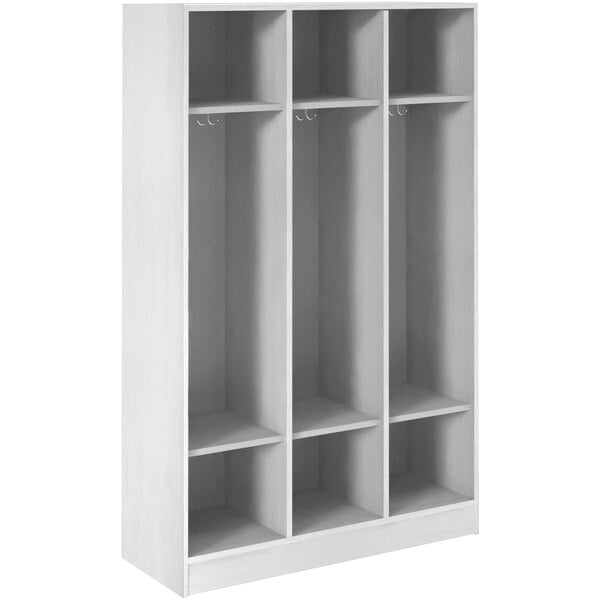 Triple Wide Storage Two Shelves No Door Locker (79016 Z45) - SchoolOutlet