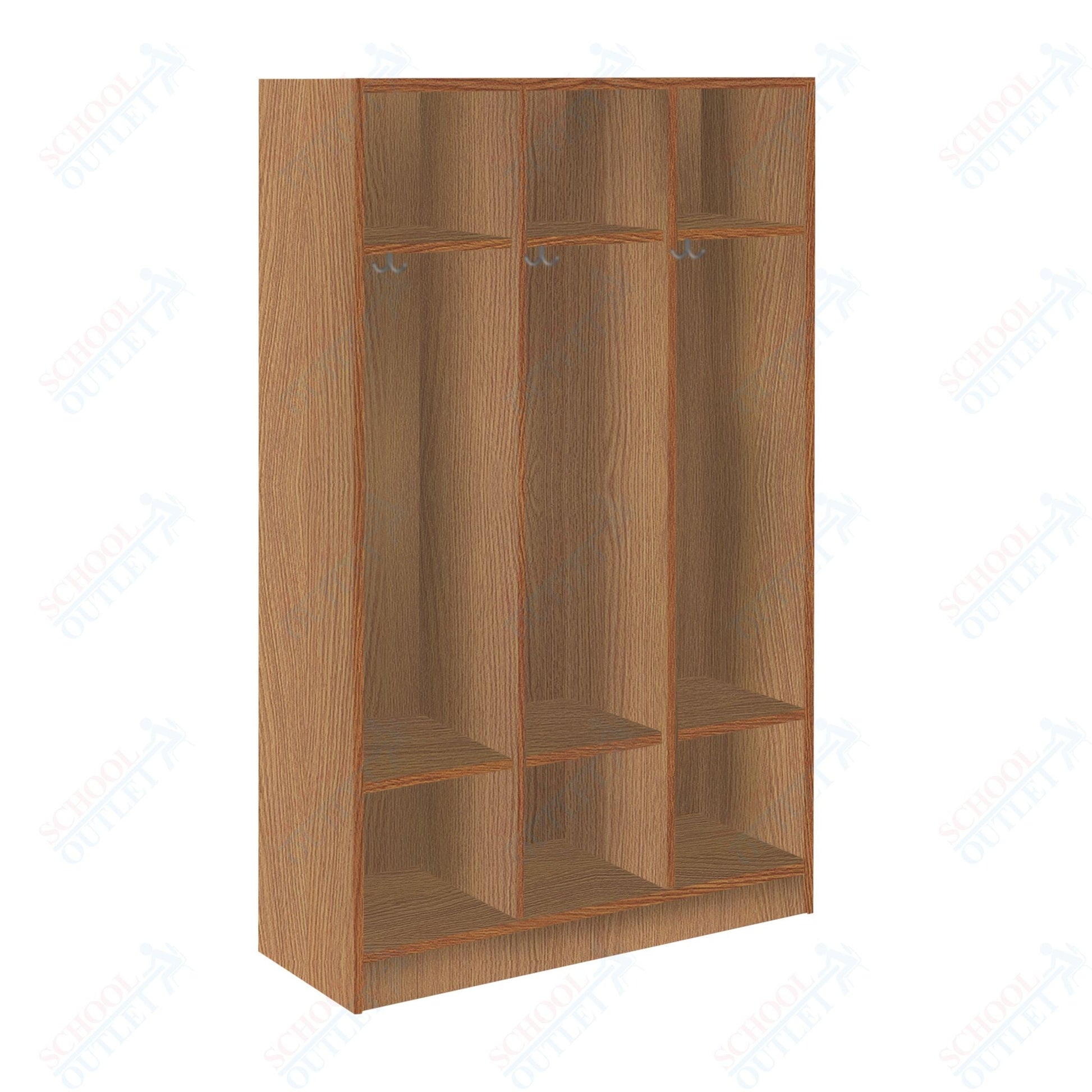 Triple Wide Storage Two Shelves No Door Locker (79016 Z45) - SchoolOutlet