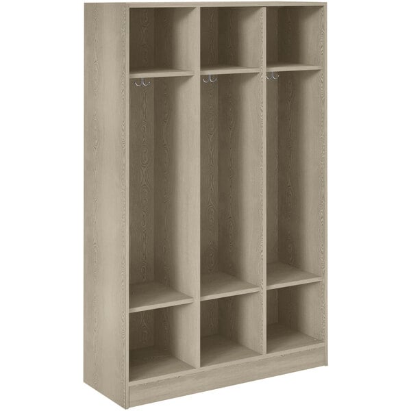 Triple Wide Storage Two Shelves No Door Locker (79016 Z45) - SchoolOutlet