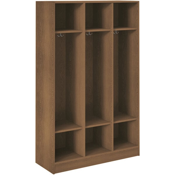 Triple Wide Storage Two Shelves No Door Locker (79016 Z45) - SchoolOutlet