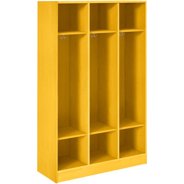 Triple Wide Storage Two Shelves No Door Locker (79016 Z45) - SchoolOutlet