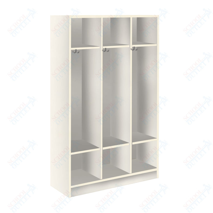 Triple Wide Storage Two Shelves No Door Locker (79016 Z45) - SchoolOutlet