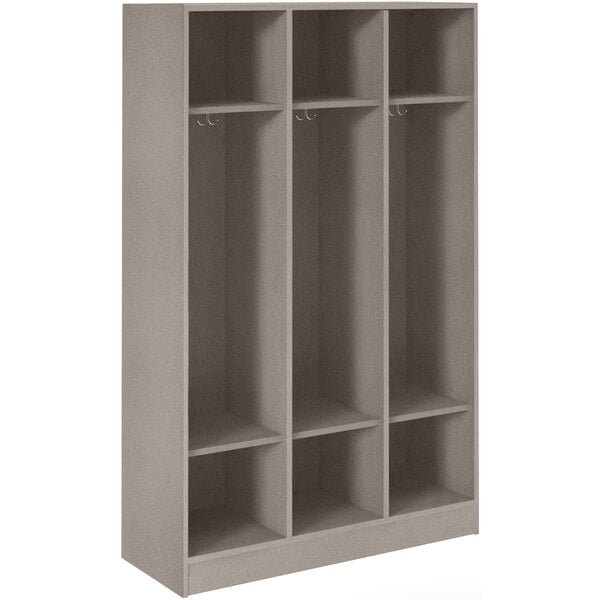 Triple Wide Storage Two Shelves No Door Locker (79016 Z45) - SchoolOutlet