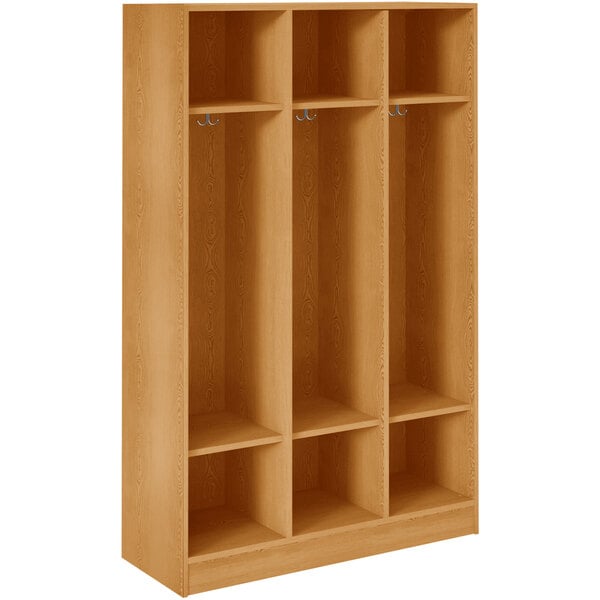 Triple Wide Storage Two Shelves No Door Locker (79016 Z45) - SchoolOutlet