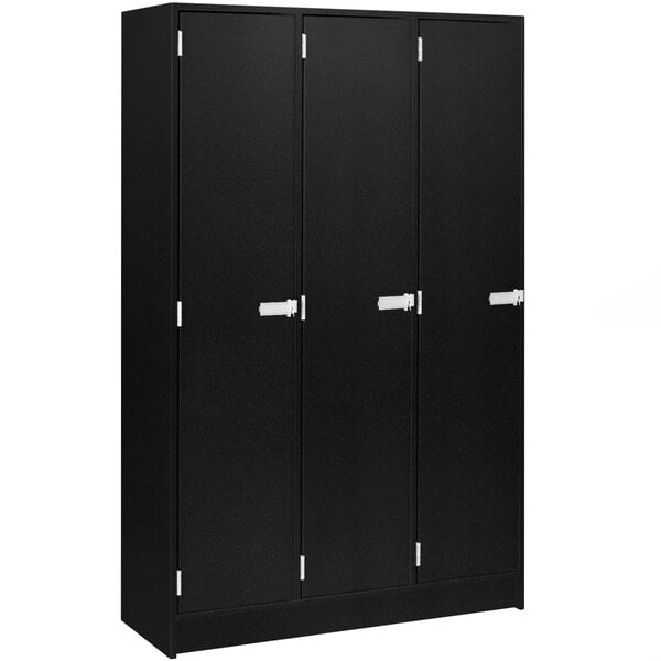 Triple Wide Storage Two Shelves Triple Door Locker (79017 BZ45) - SchoolOutlet