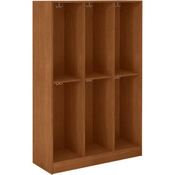 Triple Wide Storage Two Tier Middle Shelf No Door Locker (79022 Z45)