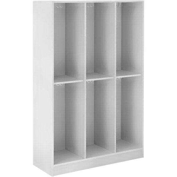 Triple Wide Storage Two Tier Middle Shelf No Door Locker (79022 Z45) - SchoolOutlet