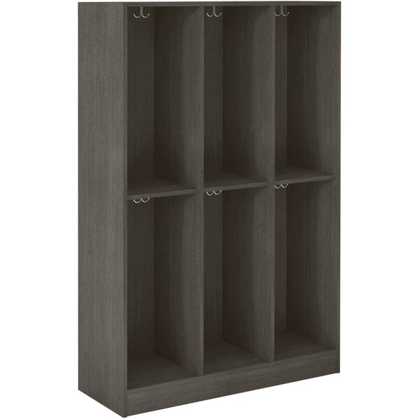 Triple Wide Storage Two Tier Middle Shelf No Door Locker (79022 Z45) - SchoolOutlet