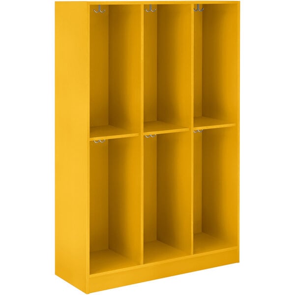 Triple Wide Storage Two Tier Middle Shelf No Door Locker (79022 Z45) - SchoolOutlet