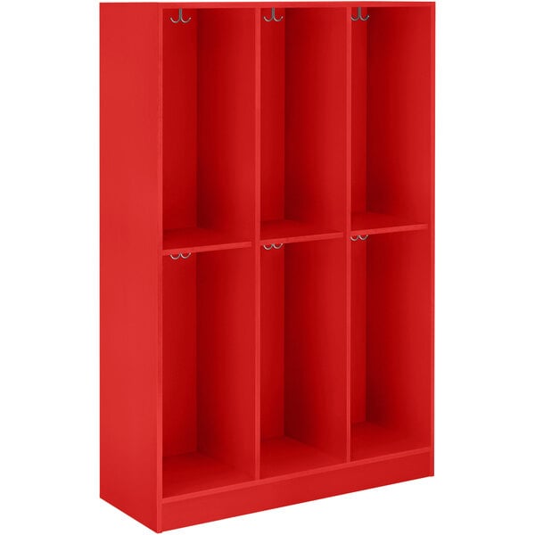 Triple Wide Storage Two Tier Middle Shelf No Door Locker (79022 Z45) - SchoolOutlet