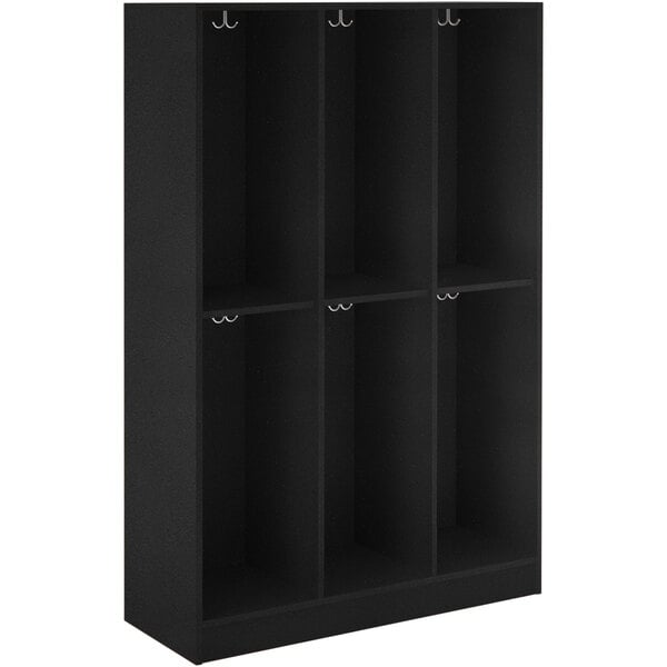 Triple Wide Storage Two Tier Middle Shelf No Door Locker (79022 Z45) - SchoolOutlet