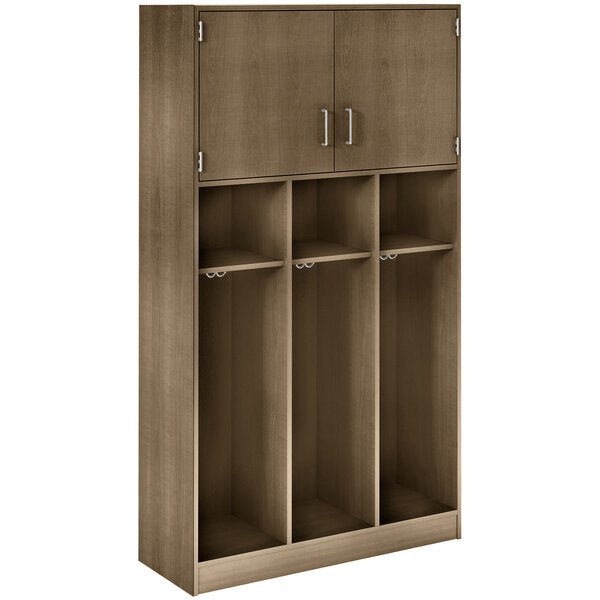 Triple Upper Door Storage Locker with Adjustable Middle Shelves (79028 C45) - SchoolOutlet