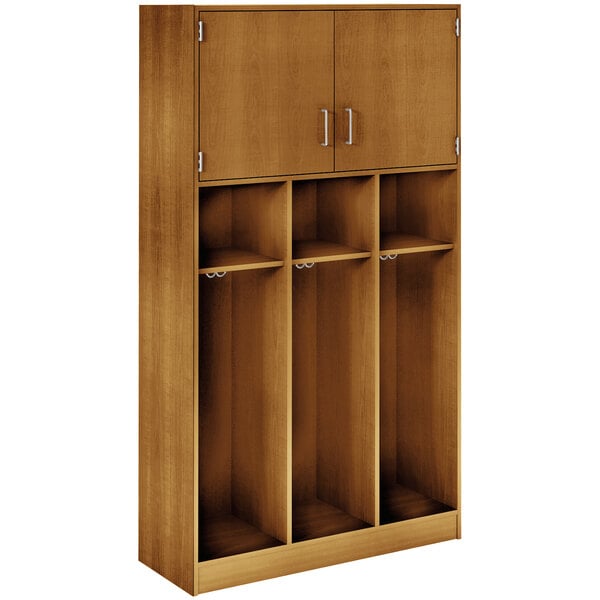 Triple Upper Door Storage Locker with Adjustable Middle Shelves (79028 C45) - SchoolOutlet