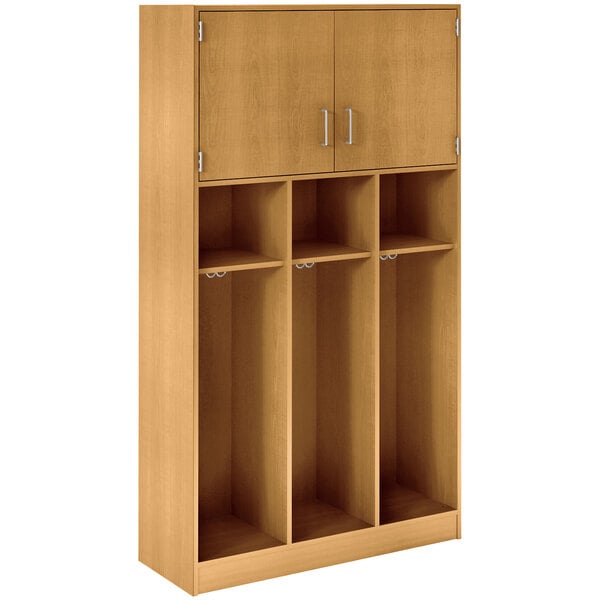 Triple Upper Door Storage Locker with Adjustable Middle Shelves (79028 C45) - SchoolOutlet