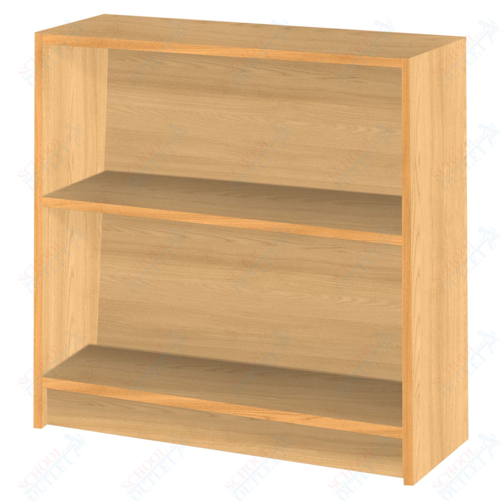 3' Tall - Bookcase with 2 Shelves (80020 Z34) - SchoolOutlet