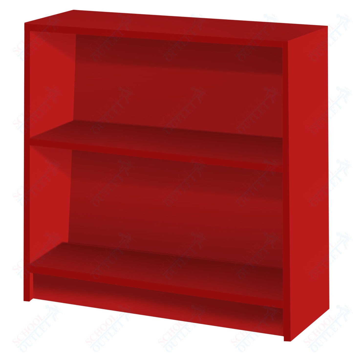 3' Tall - Bookcase with 2 Shelves (80020 Z34) - SchoolOutlet