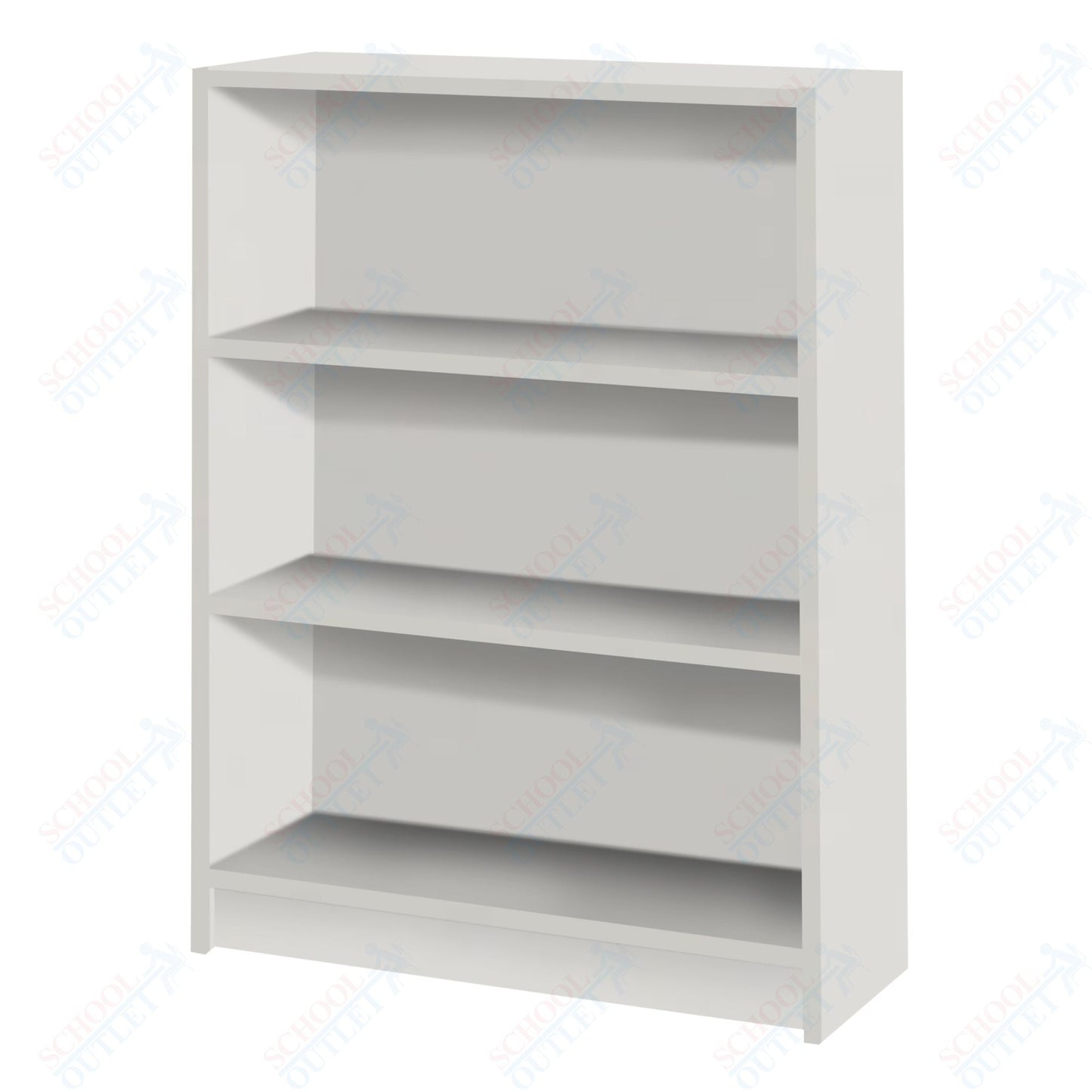 4' Tall - Bookcase with 3 Shelves (80024 Z48) - SchoolOutlet