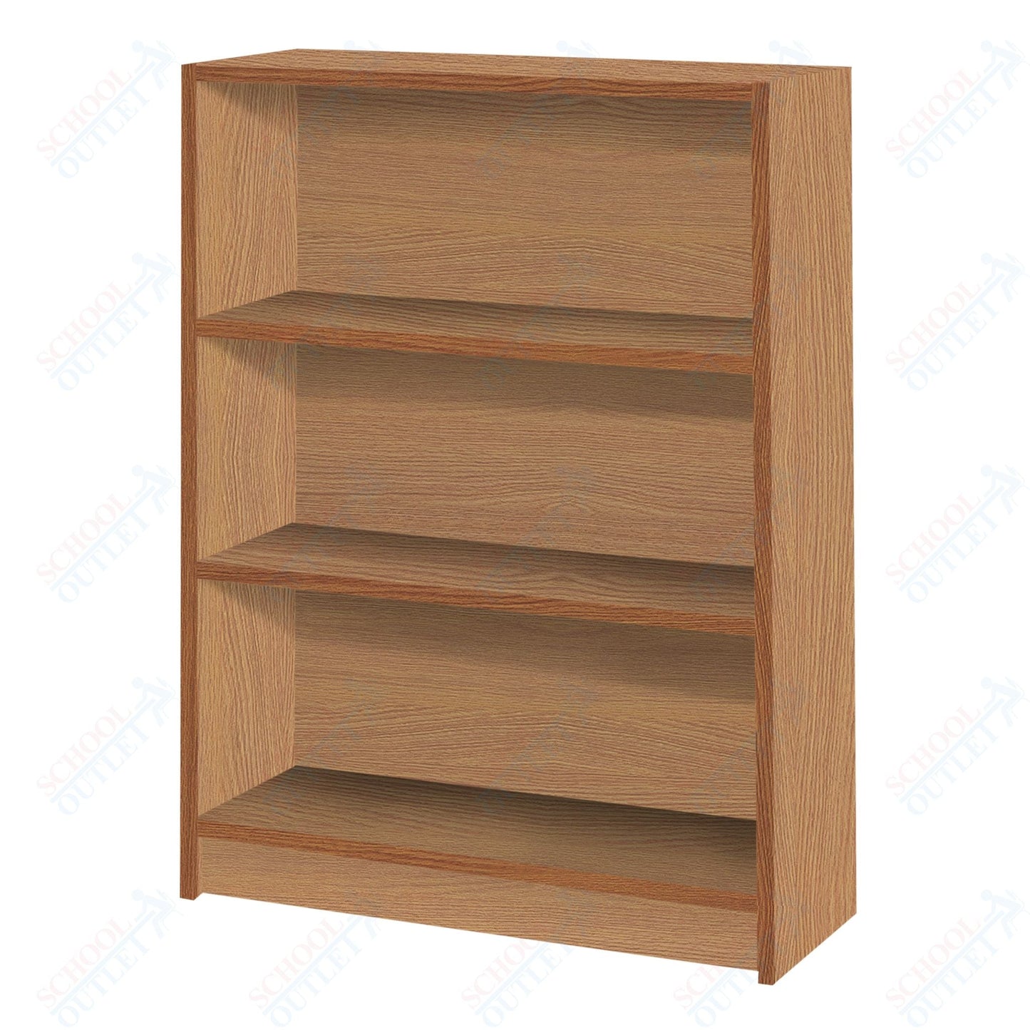 4' Tall - Bookcase with 3 Shelves (80024 Z48) - SchoolOutlet