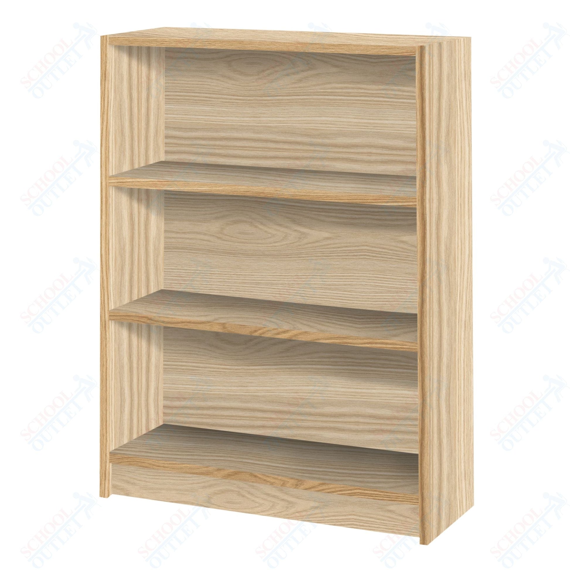 4' Tall - Bookcase with 3 Shelves (80024 Z48) - SchoolOutlet