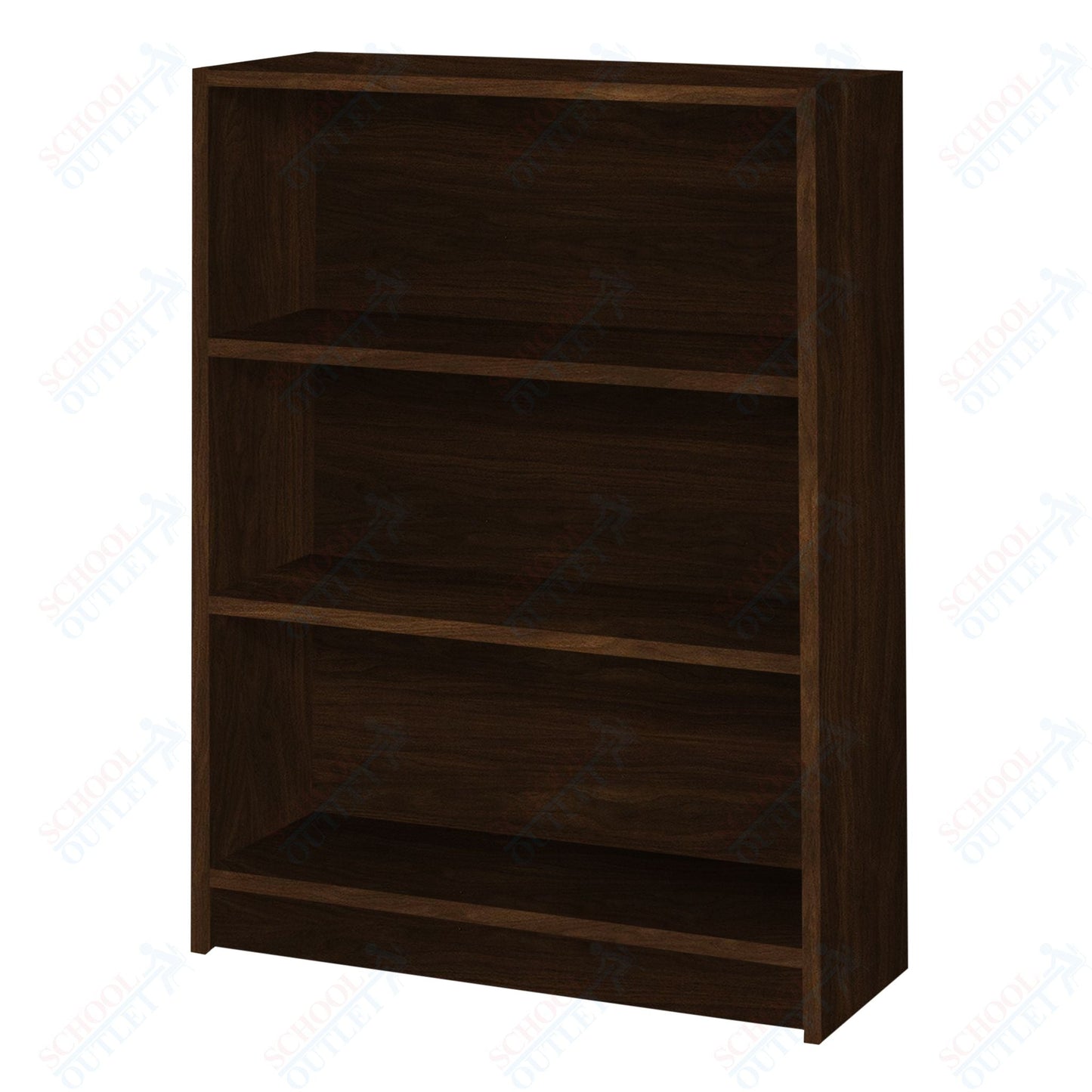 4' Tall - Bookcase with 3 Shelves (80024 Z48) - SchoolOutlet