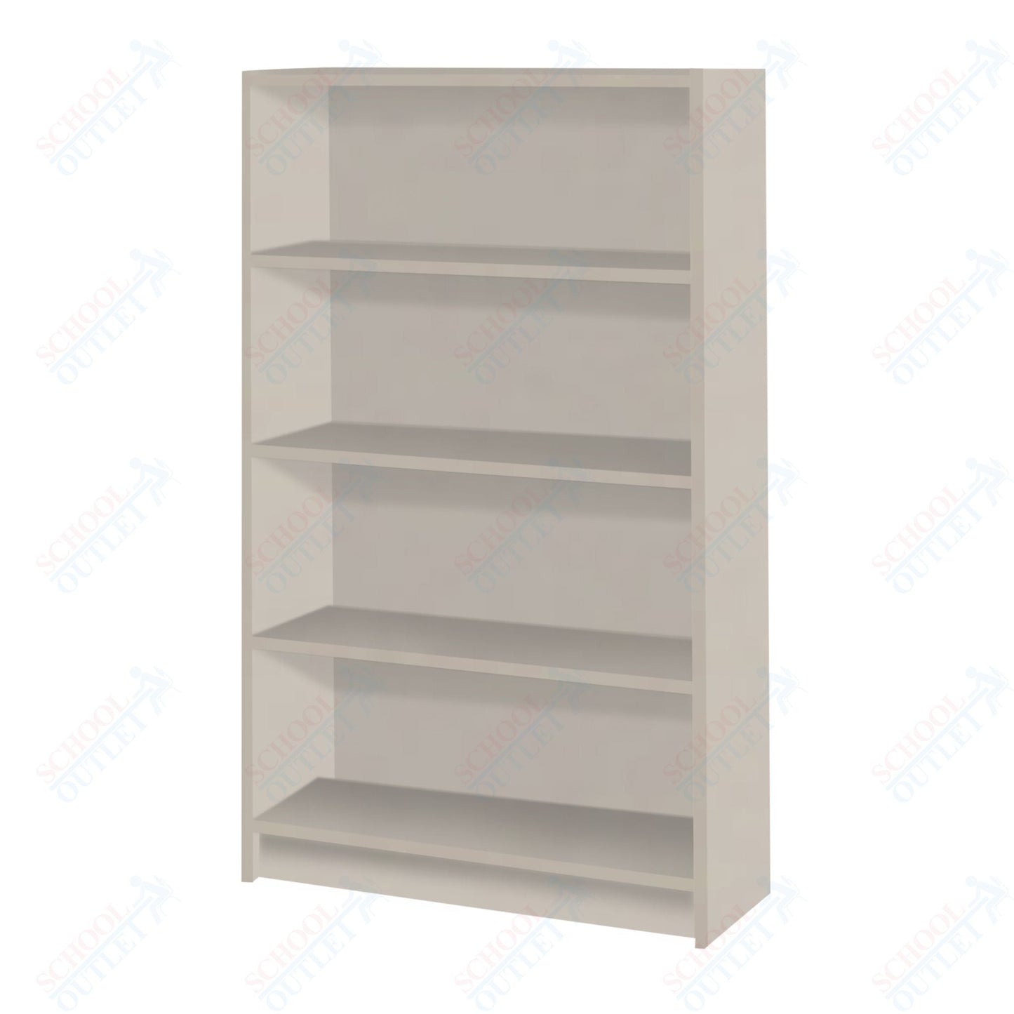 5' Tall - Bookcase with 4 Shelves (80028 Z59) - SchoolOutlet