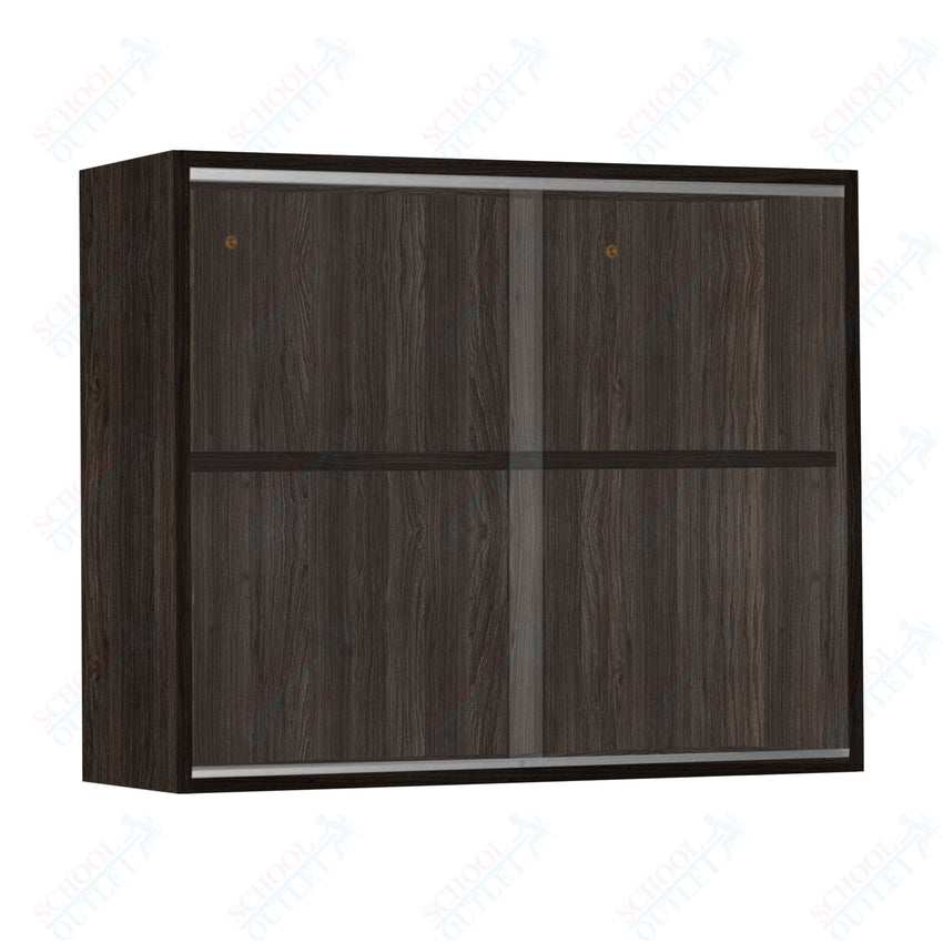 Wall Cabinet Display Sliding Glass Doors (82156 Z30) - SchoolOutlet