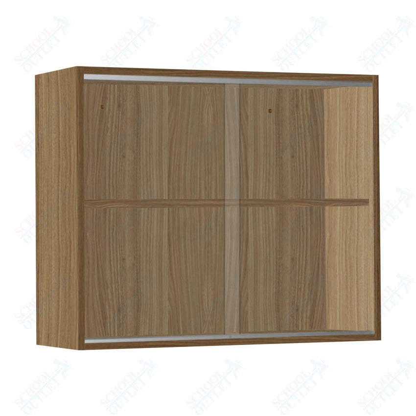 Wall Cabinet Display Sliding Glass Doors (82156 Z30) - SchoolOutlet