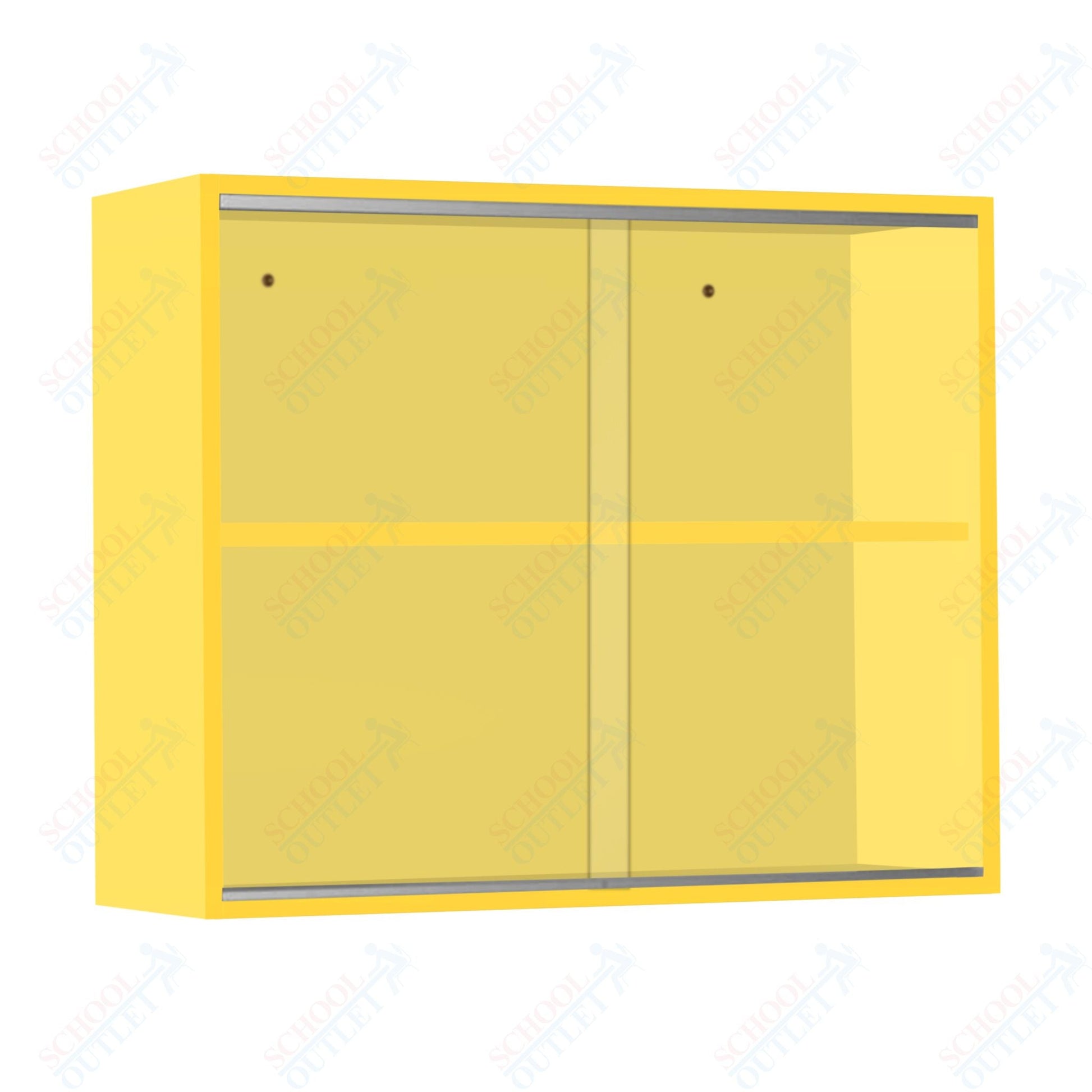 Wall Cabinet Display Sliding Glass Doors (82156 Z30) - SchoolOutlet