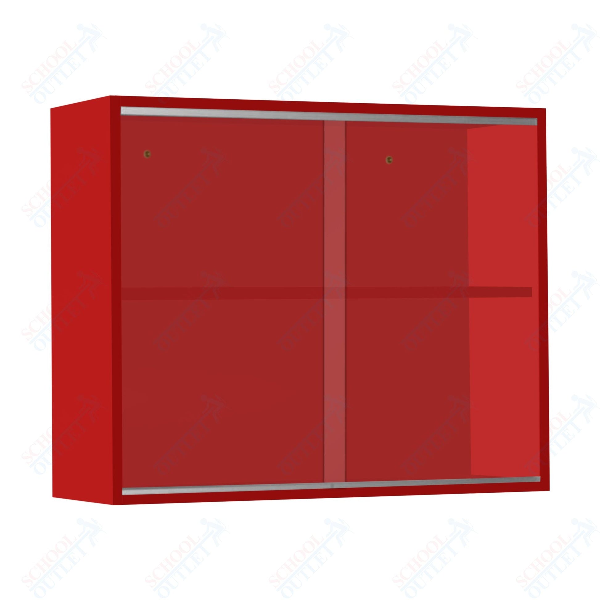 Wall Cabinet Display Sliding Glass Doors (82156 Z30) - SchoolOutlet